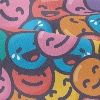 Stacked Emoticons Modern Jersey