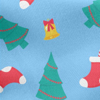 Bells Christmas Stocking Chris Jersey Backed Fleece