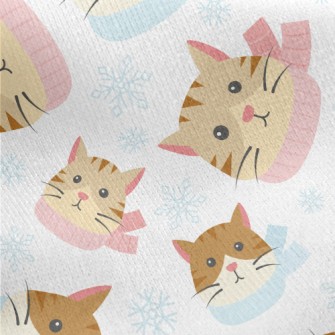 Innocent Scarf Cat Jersey Backed Fleece