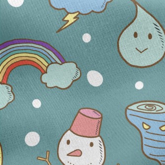 Various Weather Changes Jersey Backed Fleece