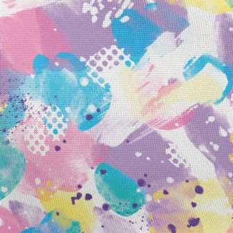 Fantasy Toned Abstract Paintin Pongee