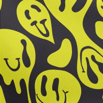 Big Twisted Smiley Face Pongee