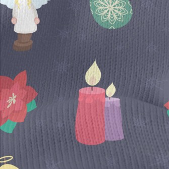 Christmas Red Angel Decoration Stretch Jersey