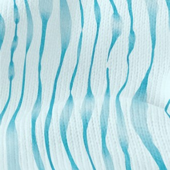 Abstract Twisted Lines Stretch Jersey