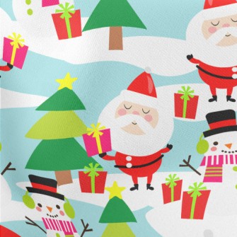 Proud Santa Claus Lightweight Cotton Poplin