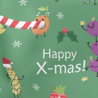 Fruit Family Celebrates Christ Lightweight Cotton Poplin