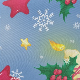 Christmas Star Candlelight Midweight Cotton Poplin