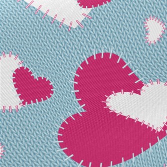 Decorative Yarn Hearts Midweight Cotton Poplin