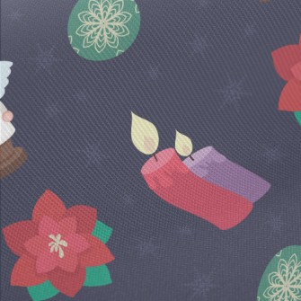 Christmas Red Angel Decoration Midweight Cotton Poplin