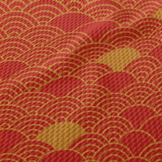 Traditional Chinese Pattern Birdseye Piqué
