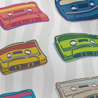 Retro Color Cassettes Chiffon