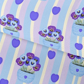 Violet Flower Pot Waterproof Oxford