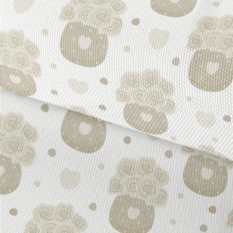 Beige Roses Waterproof Oxford