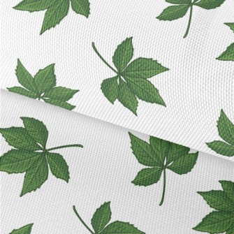 Cartoon Green Leaves Waterproof Oxford