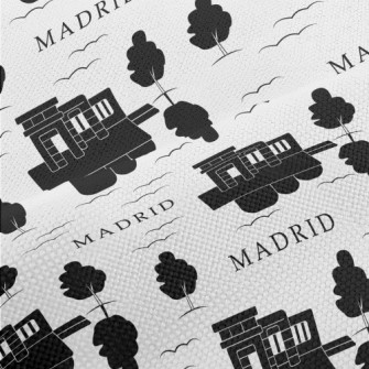 Temple Of Debod In Madrid Performance Linen