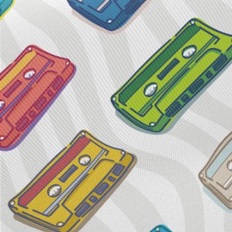 Retro Color Cassettes Twill