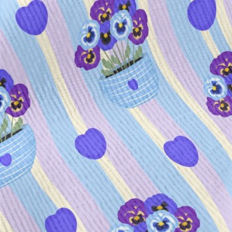 Violet Flower Pot Standard Corduroy