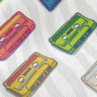 Retro Color Cassettes Standard Corduroy
