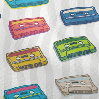 Retro Color Cassettes Dobby