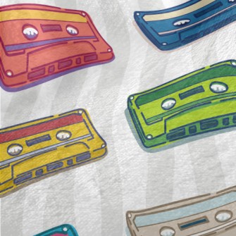Retro Color Cassettes Minky