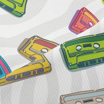 Retro Color Cassettes Piqué