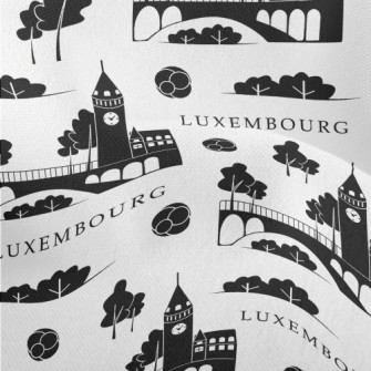Adolphe Bridge, Luxembourg Lightweight Performance Linen