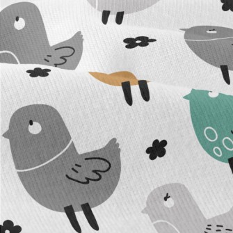Colorful White-eyed Bird Modern Jersey