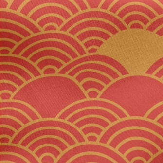 Traditional Chinese Pattern Jersey Backed Fleece