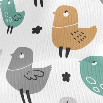 Colorful White-eyed Bird Stretch Jersey