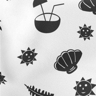 Tropical Island Vacation Lightweight Cotton Poplin