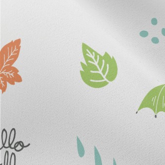 Cute Autumn Doodles Chiffon