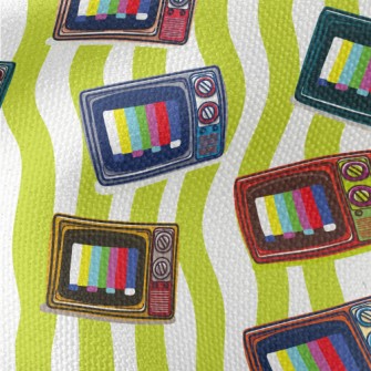 Retro TV Waterproof Canvas