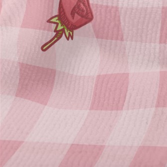 Cartoon Pink Rose Terry