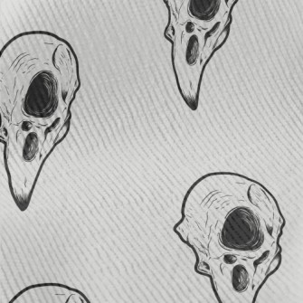 Hand Drawn Bird Skulls Standard Corduroy