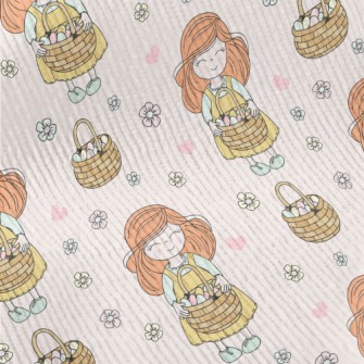 Happy Easter Girl Standard Corduroy