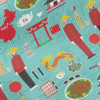 Famous Chinese Elements Standard Corduroy