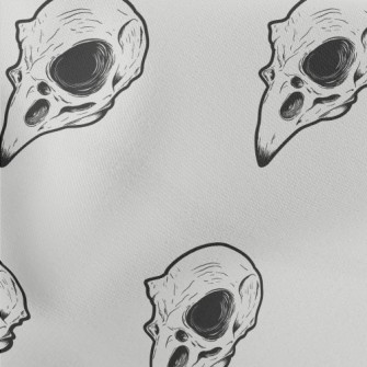 Hand Drawn Bird Skulls Stretch Ponte