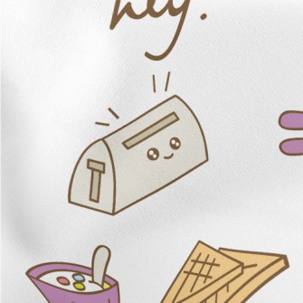 Cute Breakfast Stretch Ponte