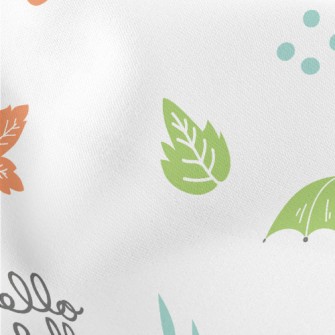 Cute Autumn Doodles Stretch Ponte