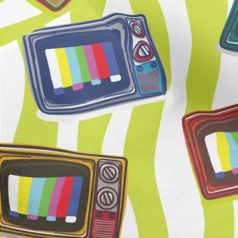 Retro TV Micro Fleece