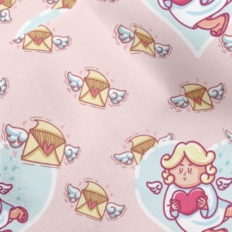 Cupid And The Love Letter Micro Fleece