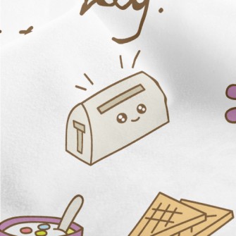 Cute Breakfast Micro Fleece