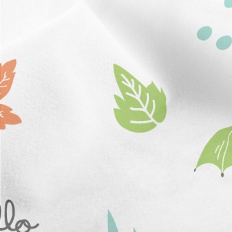Cute Autumn Doodles Micro Fleece