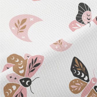 Mysterious Butterfly Pattern Piqué