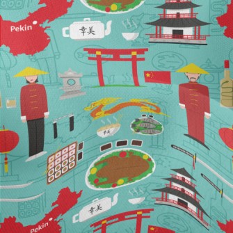 Famous Chinese Elements Lightweight Performance Linen