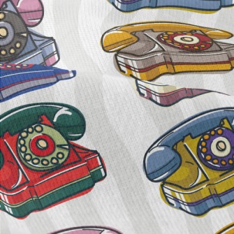 Retro Rotary Telephone Modern Jersey