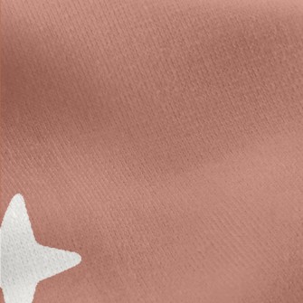 Hand Drawn Cute Stars Jersey Backed Fleece