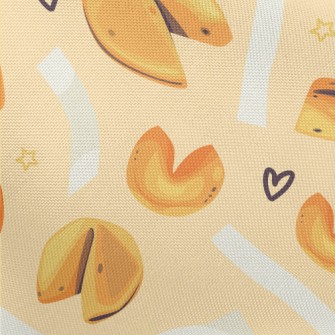 Hand Drawn Fortune Cookies Pongee