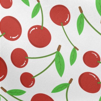 Cartoon Red Cherry Pongee