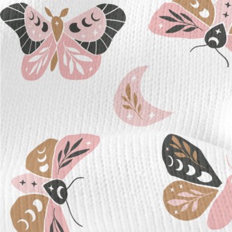 Mysterious Butterfly Pattern Stretch Jersey